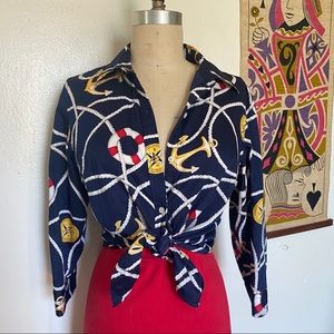 Nautical Ralph Lauren Button Down Shirt